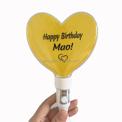 Factory Cheap Price Popular Custom logo Printed Light Stick for Kpop