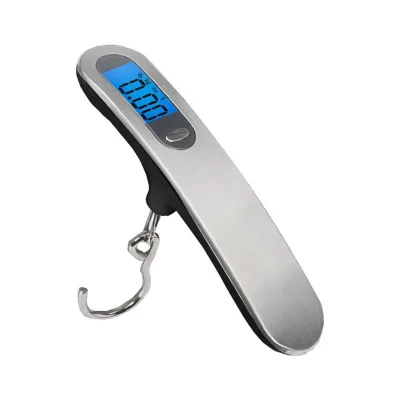Yun New Digital Luggage Scale with LCD Display Battery Powered Stainless Steel Hanging Travel Scale High Accuracy