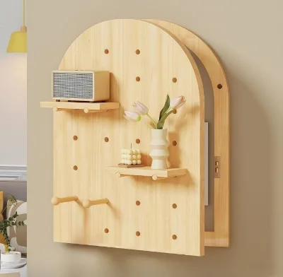 Hot Selling Solid Wood Floating Wall Shelves Versatile Boho Style Storage Decorative Cover for Bathroom Living Room Birthday