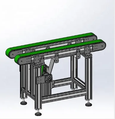 Industrial Mini Conveyor Roller Conveyor Tracks Motor Assembly Custom Length Conveyor Belt Manufacturers