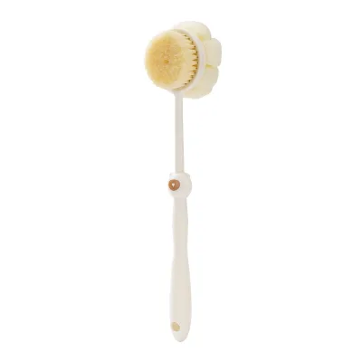 Bathing Brush Long Handle Brush Soft Bristle Double-sided Shower Brush Mud Removal Dust Removal and Back Scrubbing Tools