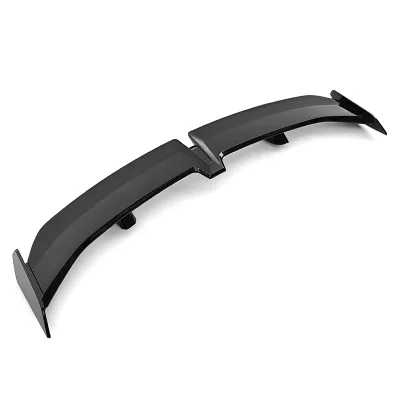 Universal ABS Carbon Fiber Style Single Deck Rear Spoiler for Cars-Sports Design Easy Installation