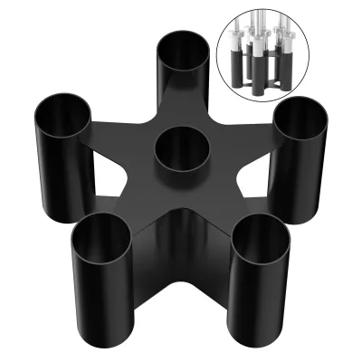 Stand Vertical Storage 6 Bars Dumbbell Handles Triceps Bars Curl Bars Barbell Rack