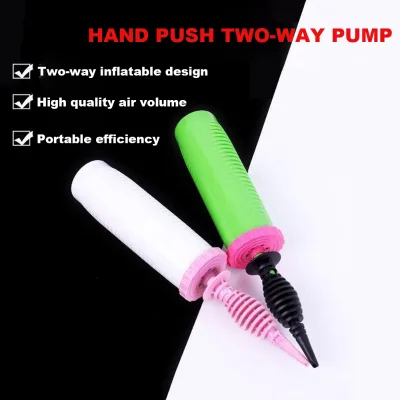 Good Quality Balloon Pump Wholesale Hand Held 2 Way Dual Action Balloon air Pump Easy to Use Sturdy Balloon Inflator Pump