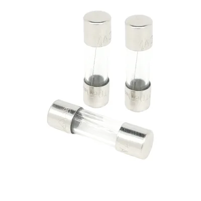 Hot Sale Reliable Glass Tube current Fuse 50mA-30A High Break Fast-Acting for appliances power socket plug circuit protector
