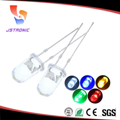 Jstronic 3mm 5mm 0.5Hz 1.5Hz 2.5Hz 3.5Hz 6.8Hz Frequency Self Blinking Flashing Led Blink Red Yellow Flickering Led Diode Light
