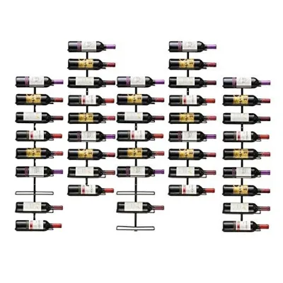 High Quality Wall-mounted Home Decoration Wine Rack Display Rack Wall-mounted Wine Rack