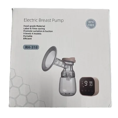 Type C Cable Electric Breast Pump with 108-Degree Wide Range Shield Anti-Flu Duck Valve System 180ml Capacity for Baby