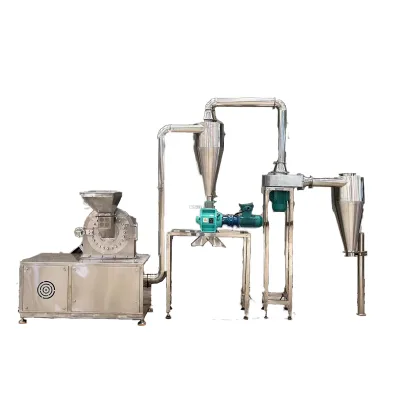 New Electric Chili Crusher Stainless Steel Toothed Disc Grinder with Engine & Motor for Barbecue Seasoning Star Anise Pulverizer