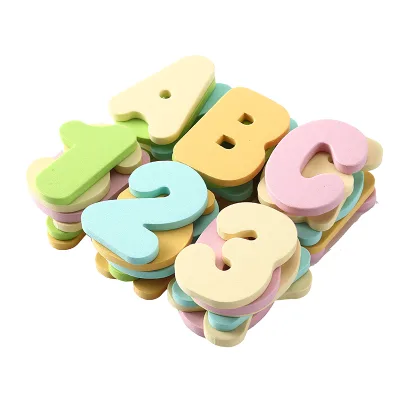 Hot Sell Cartoon EVA Foam Stickers Bath Toy Alphabet Bathtub Toy Baby Bath Toy for Kids Boys Girls Activity