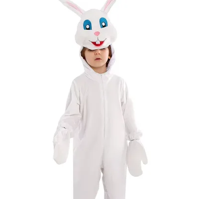 Easter Party Costume Little White Rabbit Cosplay Role-play Costume Halloween Children Stage Performance Costume