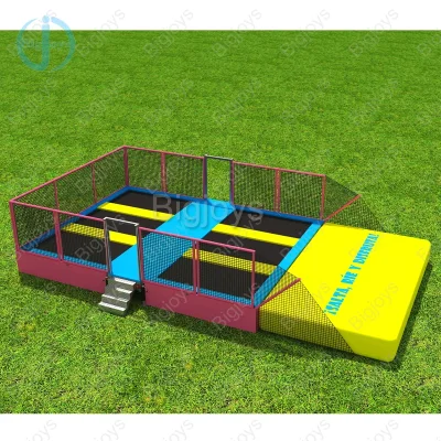 Commercial Foldable Trampoline Park Portable Outdoor Trampoline for Carnival Business