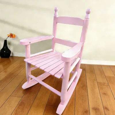 Kids Rocking Chair,  Pink Children Rocker, Indoor Outdoor Use, Durable Toddler Rocking Chair for Kids Wholesale