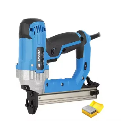 High Efficiency Electric Nail Gun Industrial Grade Fixed Sturdy Aluminum Alloy High Safety Adjustable Durable Nail Gun