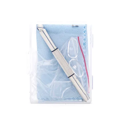 Common Accessories for Eyeglass Repair Screwdriver Repair Kit Lens Cloth Includes Kit Box-Essential Eyeglasses Care Products