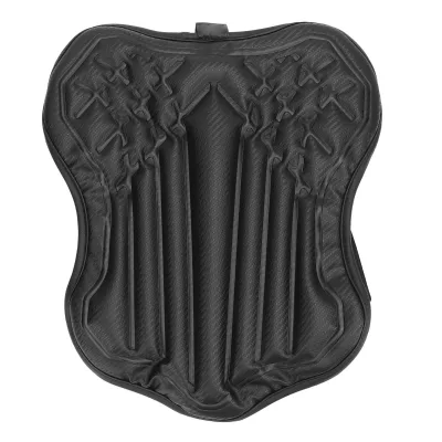 Motorcycle Air Seat Cushion Shock Absorbing Water Resistant Soft Comfortable Breathable Motorcycle Seat Pad Carbon Fiber Style
