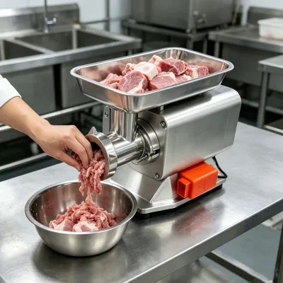 Household Stainless Steel Electric Frozen Fresh Meat Grinder Professional Meat Mincer