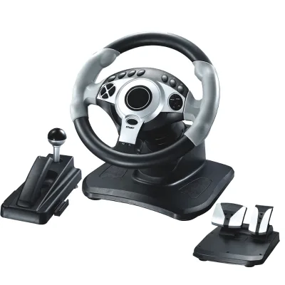 Factory Alucard Enjoying Perfect Gaming Racing Experiecne with Our Game Racing Steering Wheel for PS-3 PS2 PC