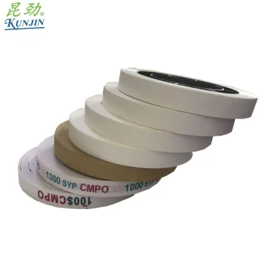 KUNJIN Custom Logo Money Bind Money Paper Strapping Currency Strap for Note Binding Machine