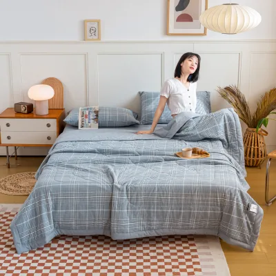 Yarn-dyed Washed Summer Quilt