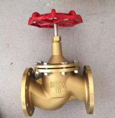 Brass Flanged Globe Valve for Industrial Shut off in Water Oil Gas Pipelines
