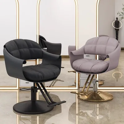 Luxury Professional Barbershop Chair Soft Comfortable Beauty Care Chair Lifting Salon Hair Cutting Chair