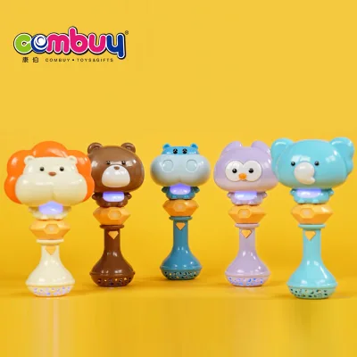 Infant Cartoon Ringing Shaking Learning Baby Rattle Music Sticks Toy