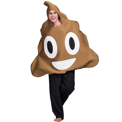 Poop jokes cosplay suit shit creative Halloween Campus party activities