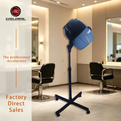 Floor-standing Hemisphere Hair Dryer with Wheels Salon-specific Heating Equipment for Coloring Perming Styling Model HQ-L392