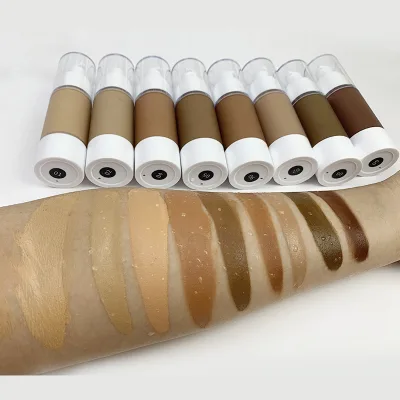 Korean Makeup Foundation Waterproof Transferproof Korean Foundation Serum Private Label Face Brighten Foundation