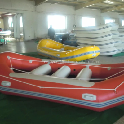 Hot Sell Whitewater Rafting Boats Fishing River Raft with Helmet