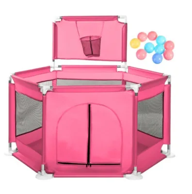 Oxford Cloth Folding Baby Playpens Portable Square Play Cot with Easy Fold for Indoor/Outdoor Use