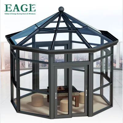Aluminum Sunhouse Store Design Sunhouse with Insulated Glass and Aluminum Profile