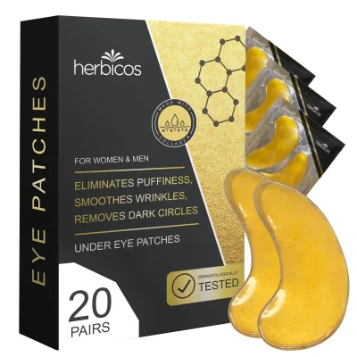 OEM 24K Gold Collagen Eye Patches Hydrogel Anti-Puffiness