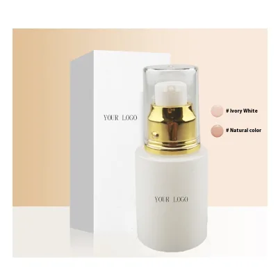 Pearl White Foundation Cream Long Lasting Concealer Moisturizing BB Cream for Face Makeup