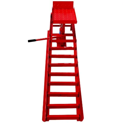 CE Certified Hydraulic Car Ramp with Anti-Slip Surface for Professional Garage Use