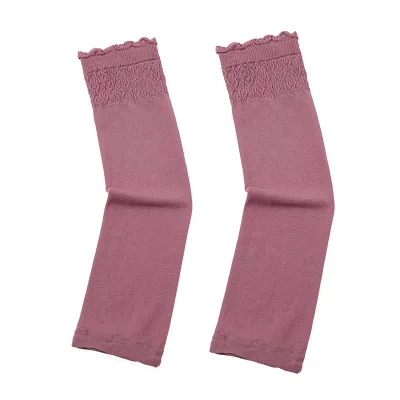 Solid Color Comfortable Long Sleeves Breathable Polyester Summer Outdoor Use Sun Protection Modestwhite Arm Sleeves
