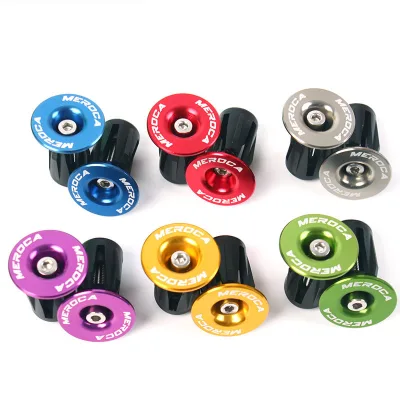 Wholesale 2PCS Aluminum Alloy MTB Bicycle Handlebar End Cap Accesorios Para Bicicletas Lockable Road Bike Handle Bar End Plugs