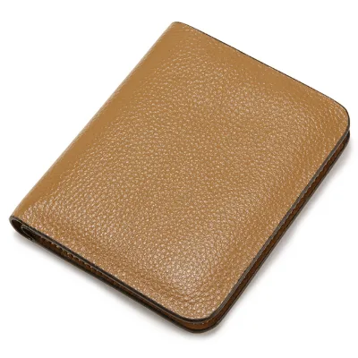 Custom Wallet Wholesale Slim Genuine Full Grain Leather Short Wallets Purse Custom Leather Card Holder Men