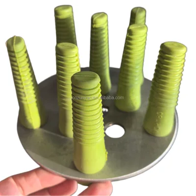 SS Finger Picker Disc with Rubber Rod for Poultry Hair Removal Machine Chicken De-Feather Plucking Machine Bird Feather Plucker
