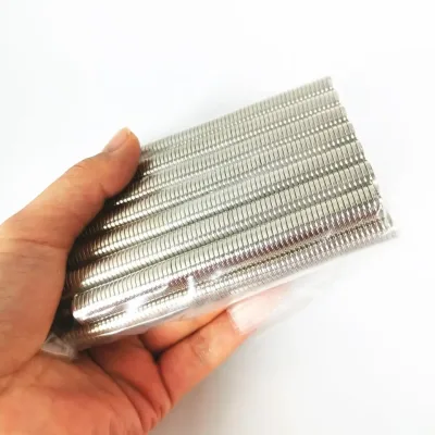 N35 Neodymium Zipper Suction Strip N35 Disc Magnet 1mm PVC Coating Permanent Zipper Magnets for Bag Strong Force