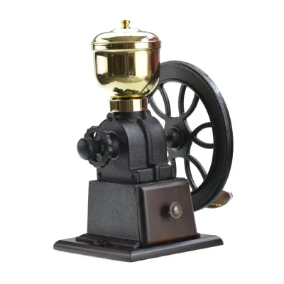 Wooden Coffee Grinder Roller Grain Mill Windmill Style Manual Grinders