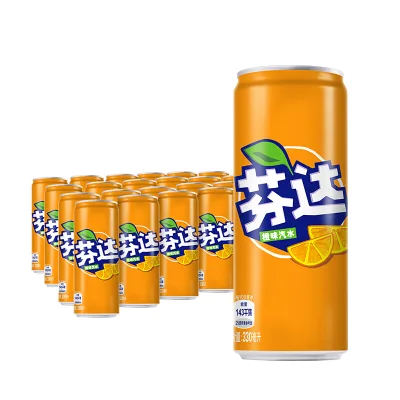 Factory WholeSale Fenda Soda 330mL*24 Cans of Various  Fruit-Flavored Drinks Exotic Soft Drinks Fanda