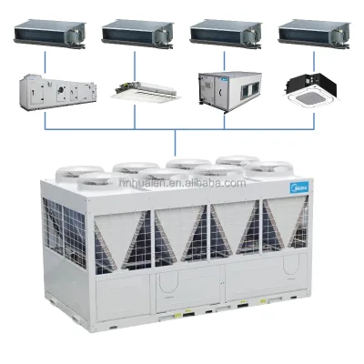 Mdiea 185 kw 52 Ton R410A MGBL-F200W/RN1 Cooling Heating Air Conditioning Machine Commercial Industrial Air Cooled Chiller Unit