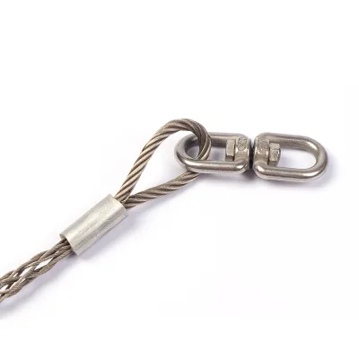 Manufacturers Wholesale Price Single Eye Mesh Rod Closing Basket-Type Slack Pulling Grips Cable Grips