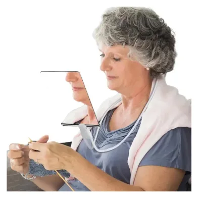 Factory Direct Sales Hot Sale 3X Neck Hanging Separable Magnifying Glass for Elderly Reading Newspaper Picture