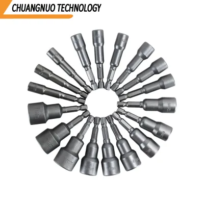Magnetic Socket Set Chainsaw Accessories Wind Screwdriver Electric Screwdriver Socket Chenqi Brand Black Color 16/18/20 Inch