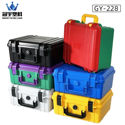 Multi-functional tool storage box, plastic PP packaging , portable sealed waterproof safety instrument with sponge