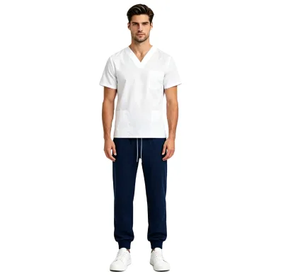 Hot Sellingi Unisex Medical Nurse Uniform Pants Dobby Fabric 7 Pockets Elastic Waist with High Qual;ity