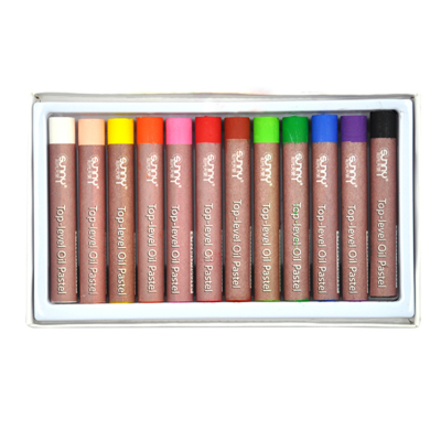 SUNNY TOP-12 Safe and Non-toxic Oil Pastel for Kids Painting Drawing